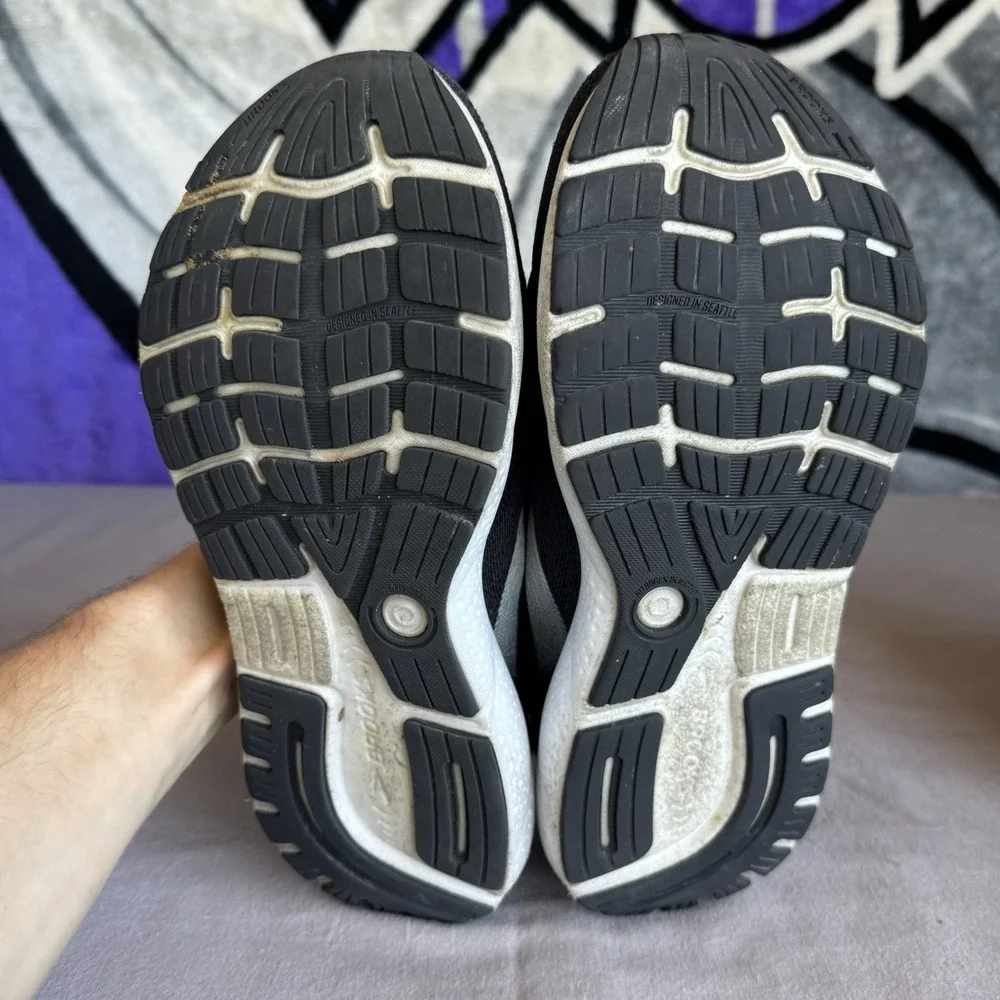 Size 8 - Brooks Men's‎ Ghost 16 Running Shoes 1104182E090 BLACK
